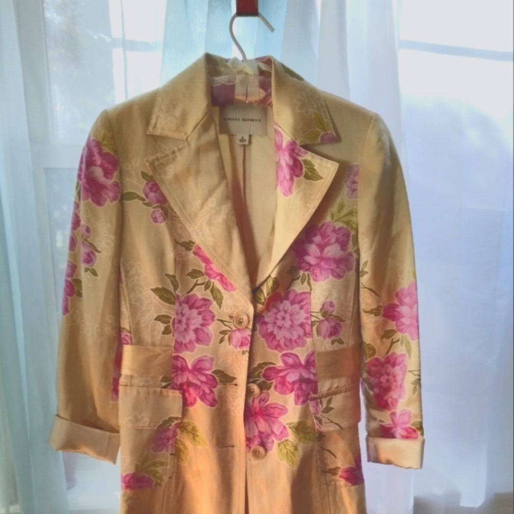 Women’s Silk Floral Duster